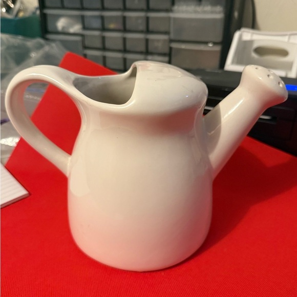 Rae Dunn "Bloom" Artisan Collection Ceramic Watering Can 6" Tall - Picture 2 of 4